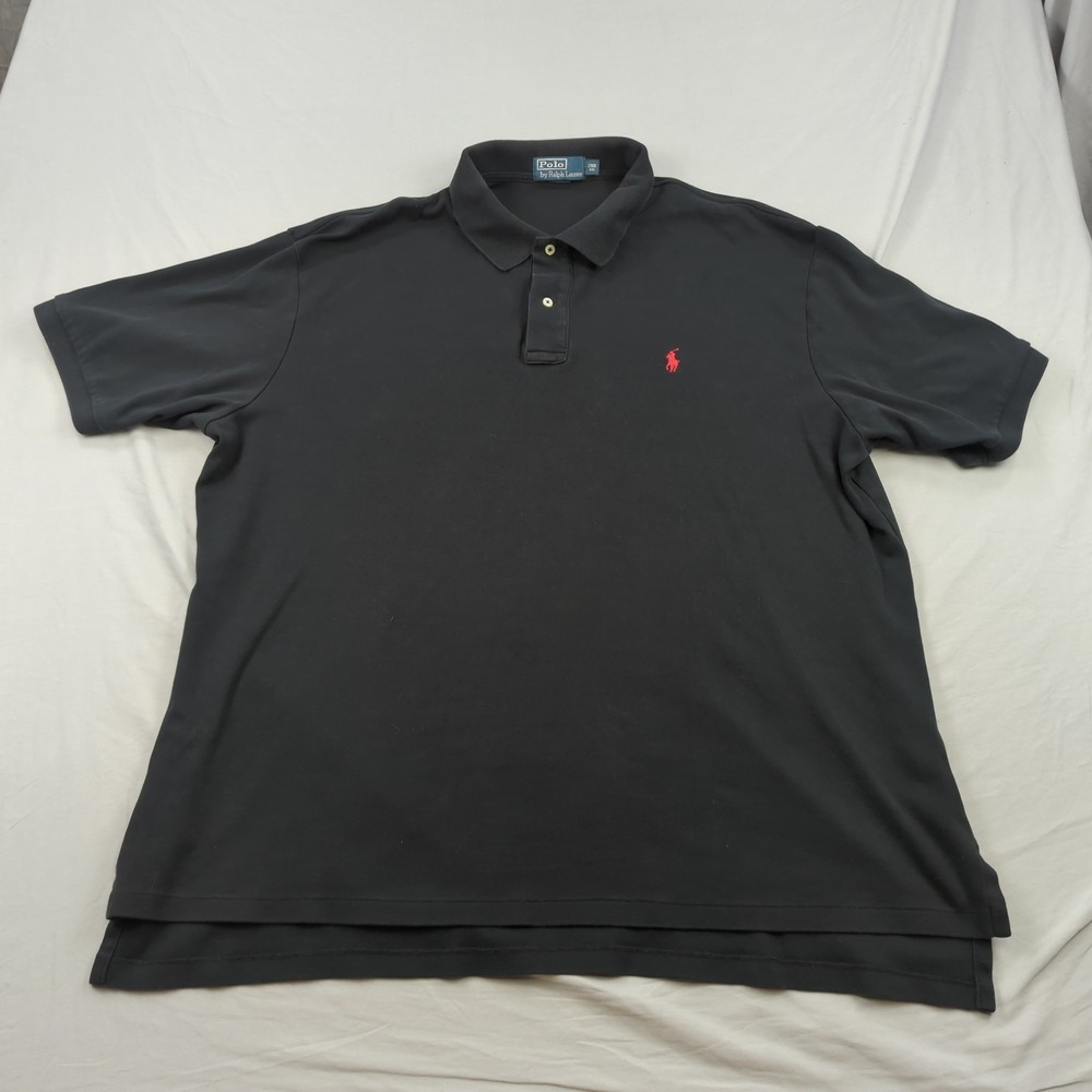 Polo Ralph Lauren Shirt Mens 2XB Black Casual Preppy Office XXL Big Work